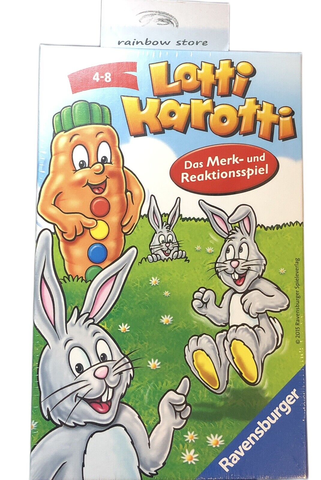 Store Rainbow Fun 4-8 G&S Game Children\'s Karotti Years – Rabbit Ravensburger German Lotti